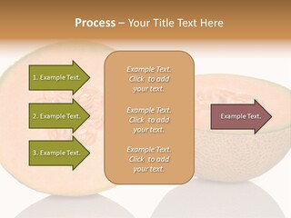 Summer White Background Ripe PowerPoint Template