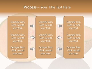 Summer White Background Ripe PowerPoint Template