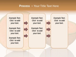 Summer White Background Ripe PowerPoint Template