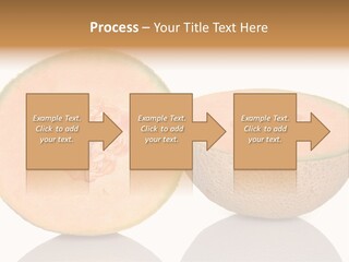 Summer White Background Ripe PowerPoint Template