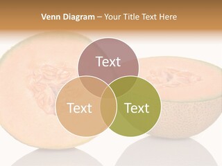 Summer White Background Ripe PowerPoint Template