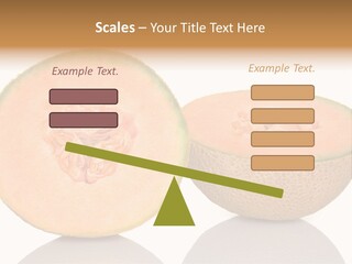 Summer White Background Ripe PowerPoint Template