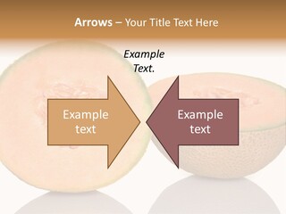 Summer White Background Ripe PowerPoint Template