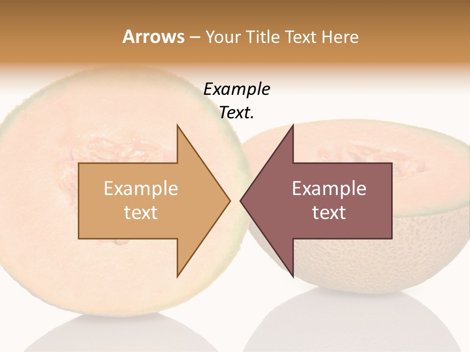 Summer White Background Ripe PowerPoint Template