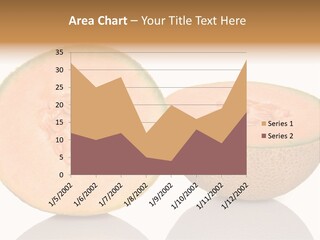 Summer White Background Ripe PowerPoint Template