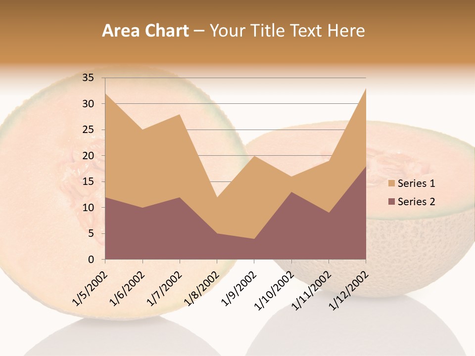 Summer White Background Ripe PowerPoint Template
