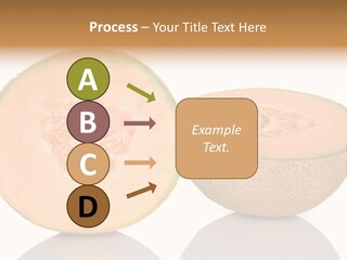 Summer White Background Ripe PowerPoint Template