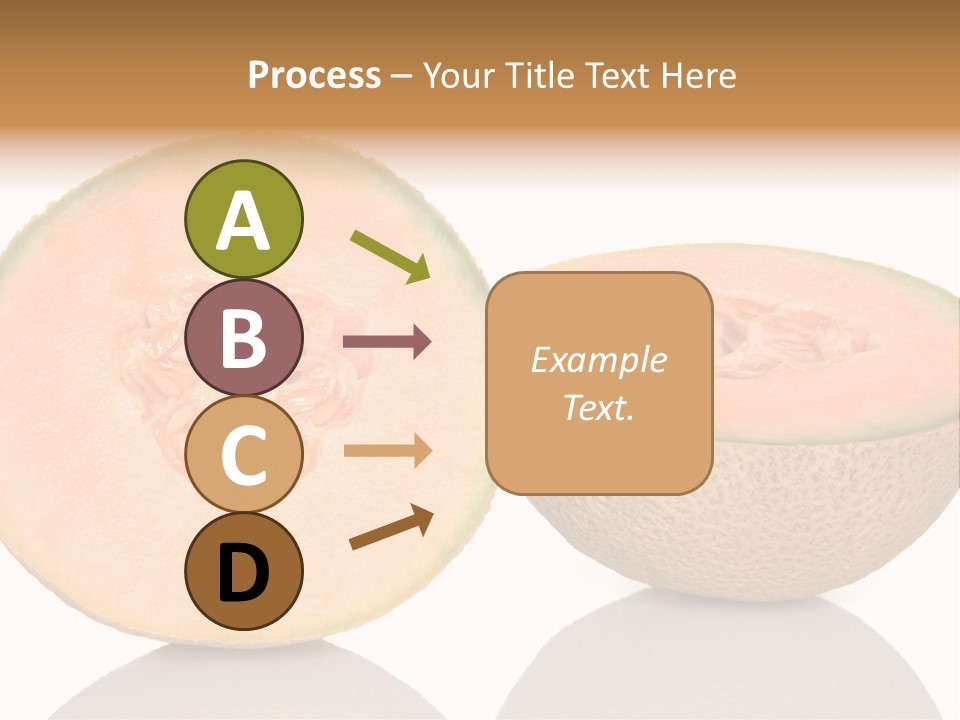 Summer White Background Ripe PowerPoint Template