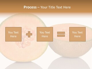 Summer White Background Ripe PowerPoint Template