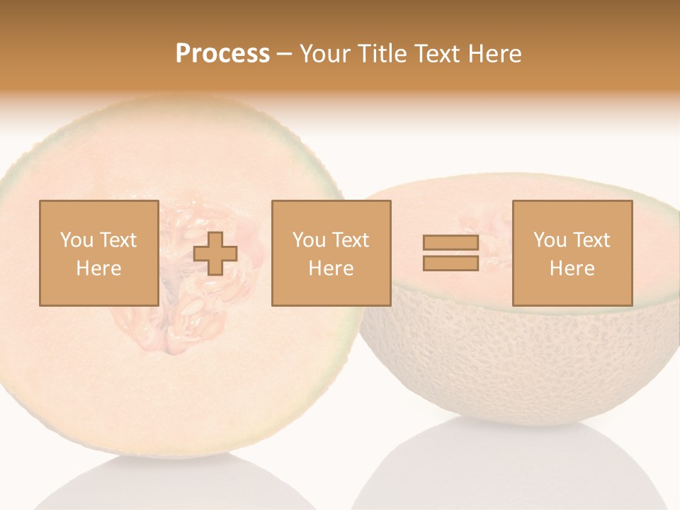 Summer White Background Ripe PowerPoint Template