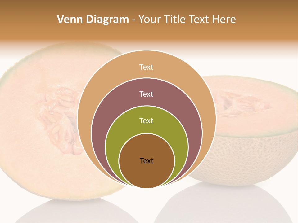 Summer White Background Ripe PowerPoint Template
