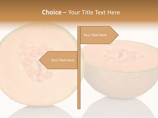 Summer White Background Ripe PowerPoint Template