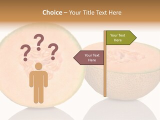 Summer White Background Ripe PowerPoint Template