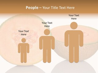 Summer White Background Ripe PowerPoint Template