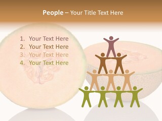 Summer White Background Ripe PowerPoint Template