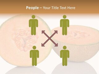 Summer White Background Ripe PowerPoint Template