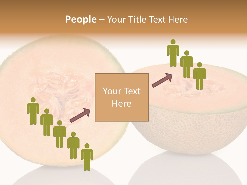 Summer White Background Ripe PowerPoint Template