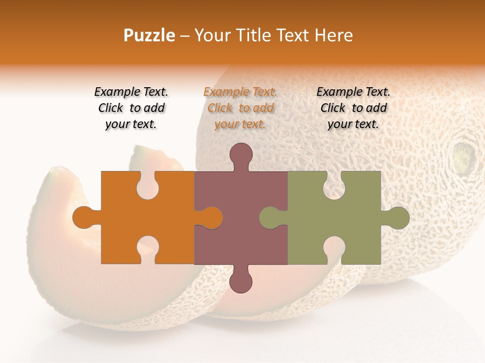 Natural Fruit White Background PowerPoint Template