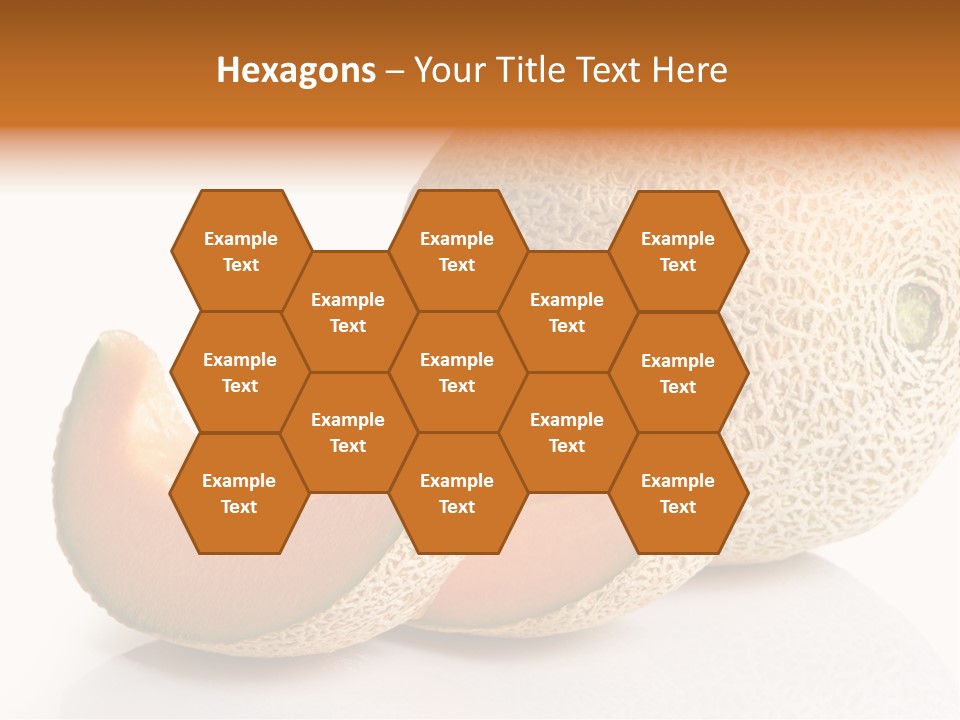 Natural Fruit White Background PowerPoint Template