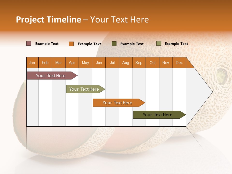 Natural Fruit White Background PowerPoint Template