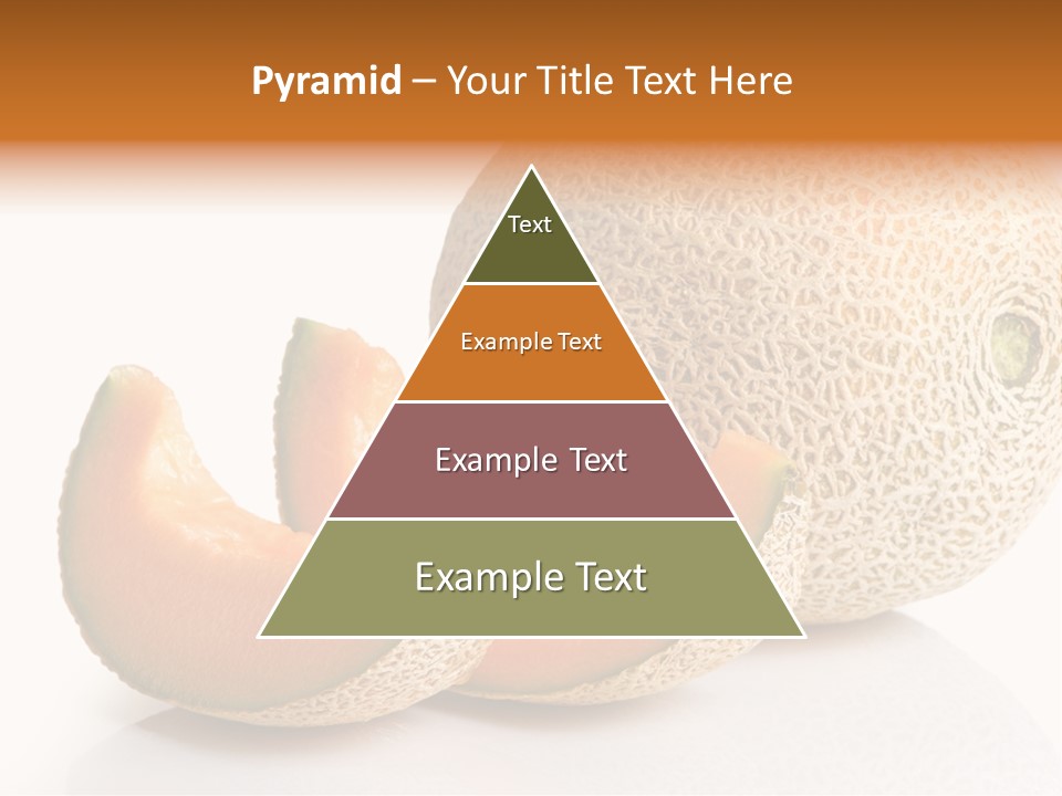 Natural Fruit White Background PowerPoint Template