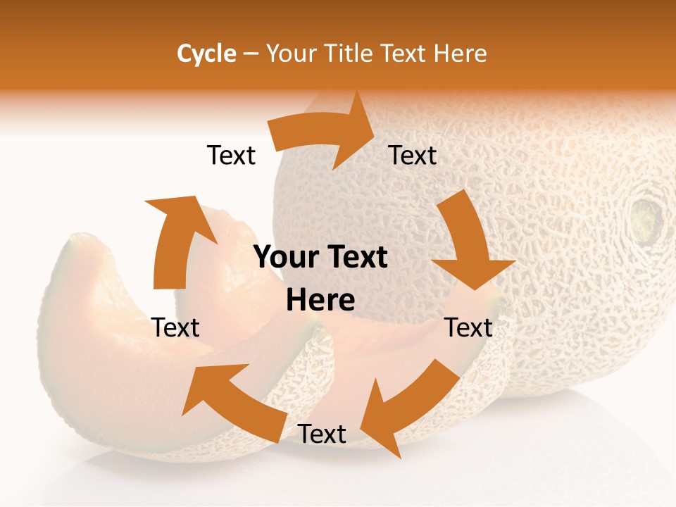 Natural Fruit White Background PowerPoint Template