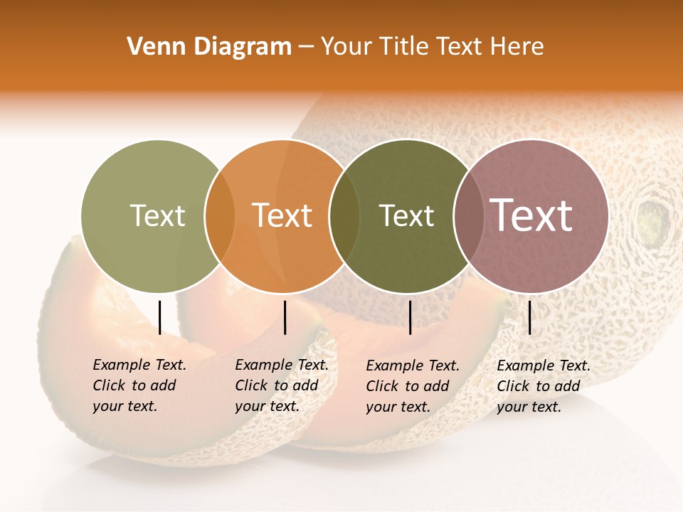 Natural Fruit White Background PowerPoint Template