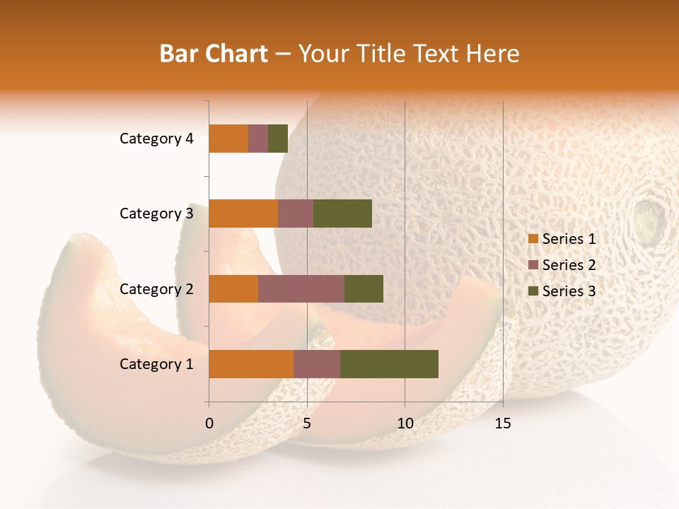 Natural Fruit White Background PowerPoint Template