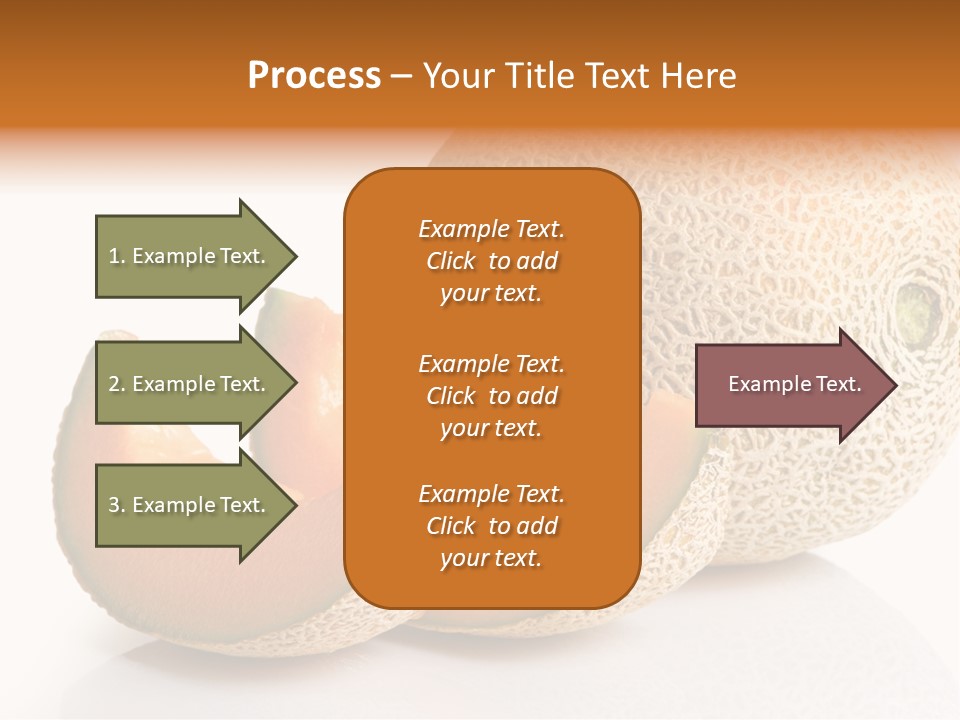 Natural Fruit White Background PowerPoint Template