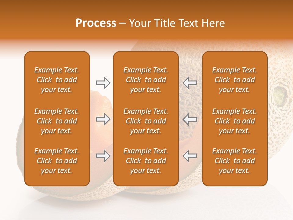 Natural Fruit White Background PowerPoint Template