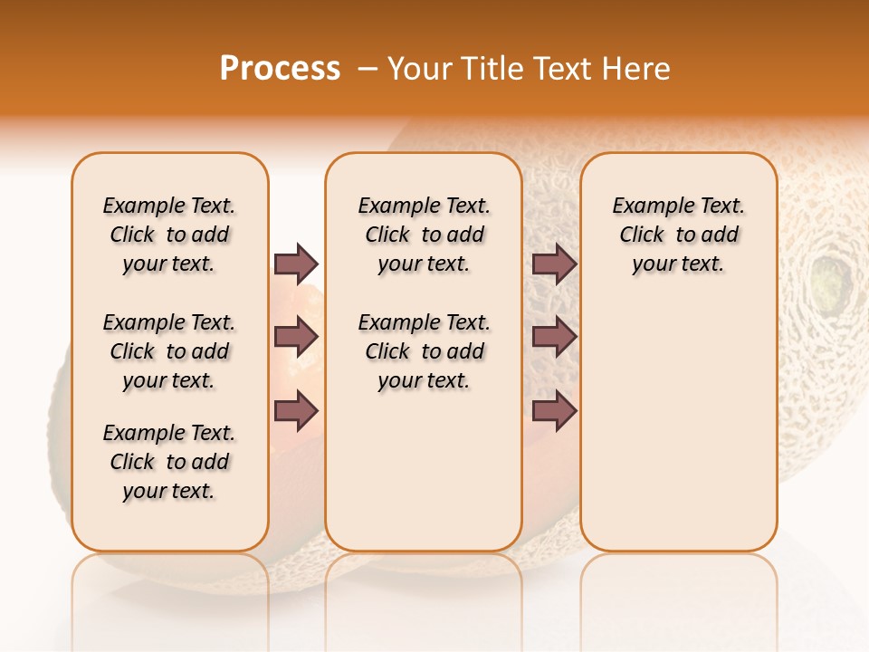Natural Fruit White Background PowerPoint Template