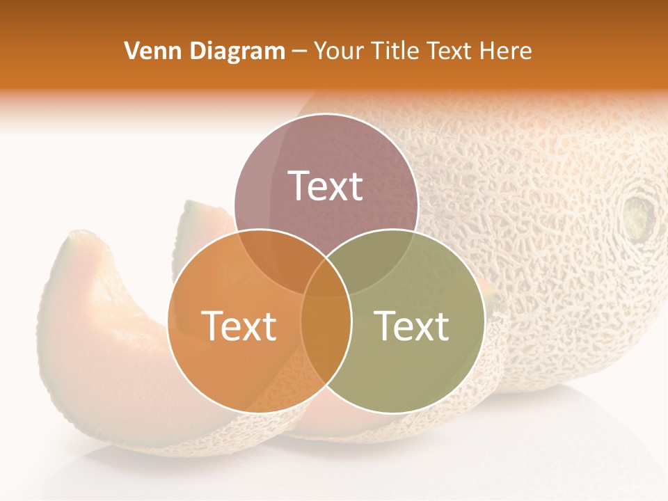 Natural Fruit White Background PowerPoint Template