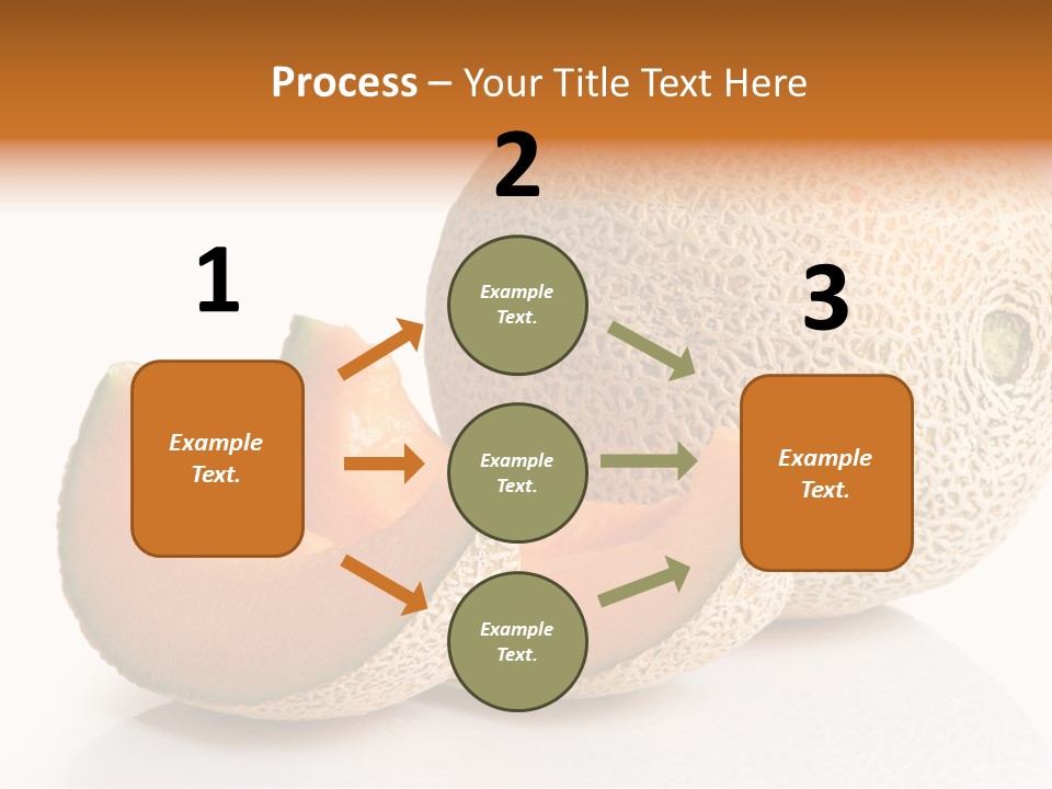 Natural Fruit White Background PowerPoint Template