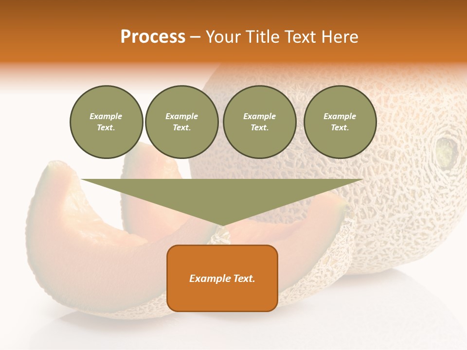 Natural Fruit White Background PowerPoint Template