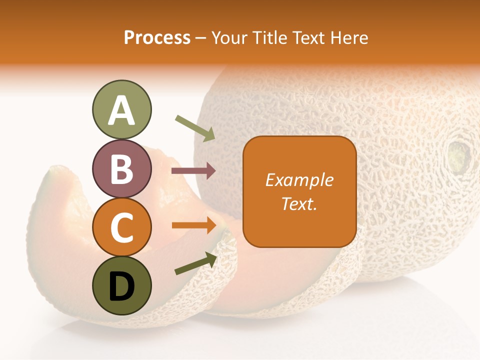 Natural Fruit White Background PowerPoint Template