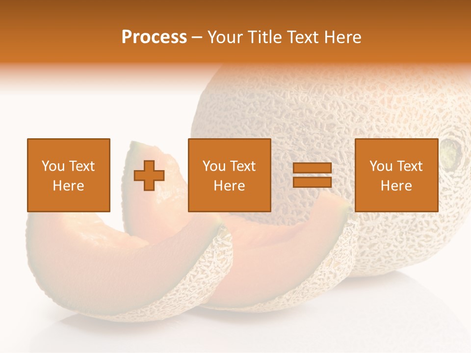 Natural Fruit White Background PowerPoint Template