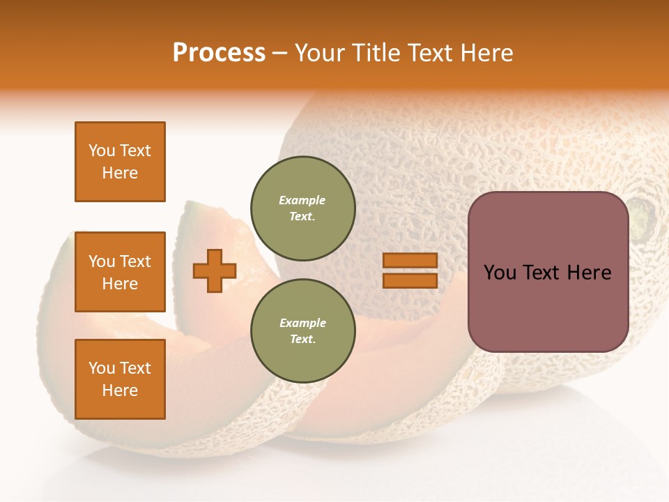 Natural Fruit White Background PowerPoint Template