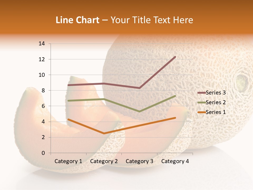 Natural Fruit White Background PowerPoint Template