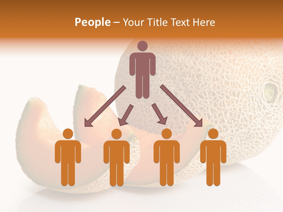 Natural Fruit White Background PowerPoint Template