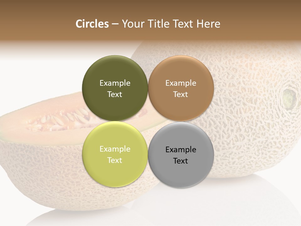 Raw Fruit Reflection PowerPoint Template