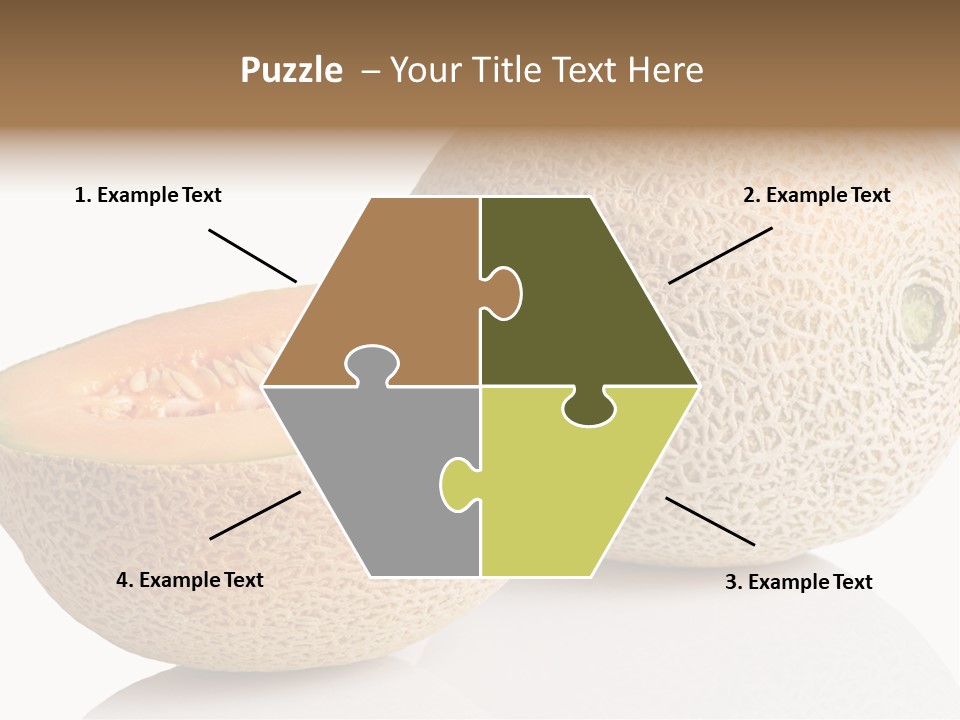 Raw Fruit Reflection PowerPoint Template