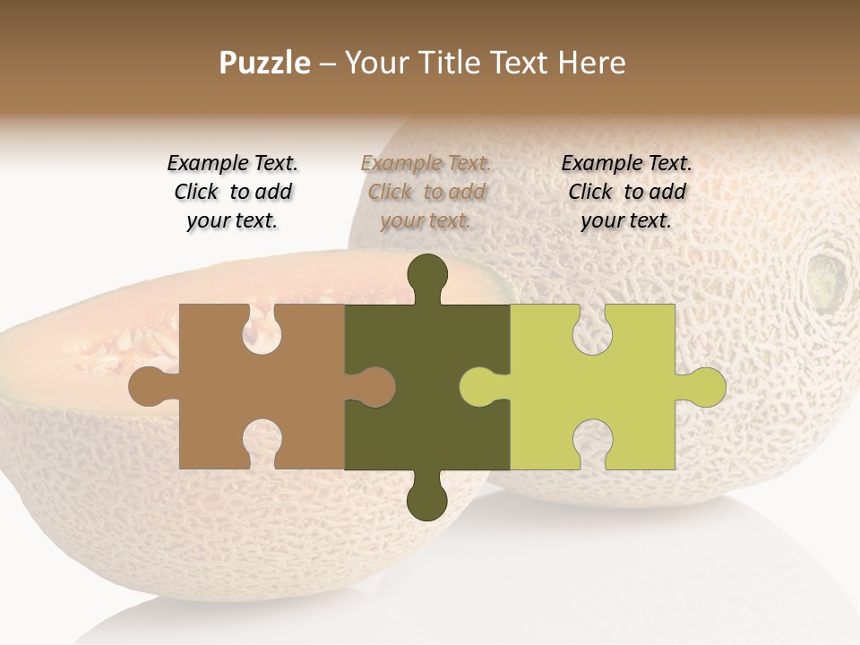 Raw Fruit Reflection PowerPoint Template