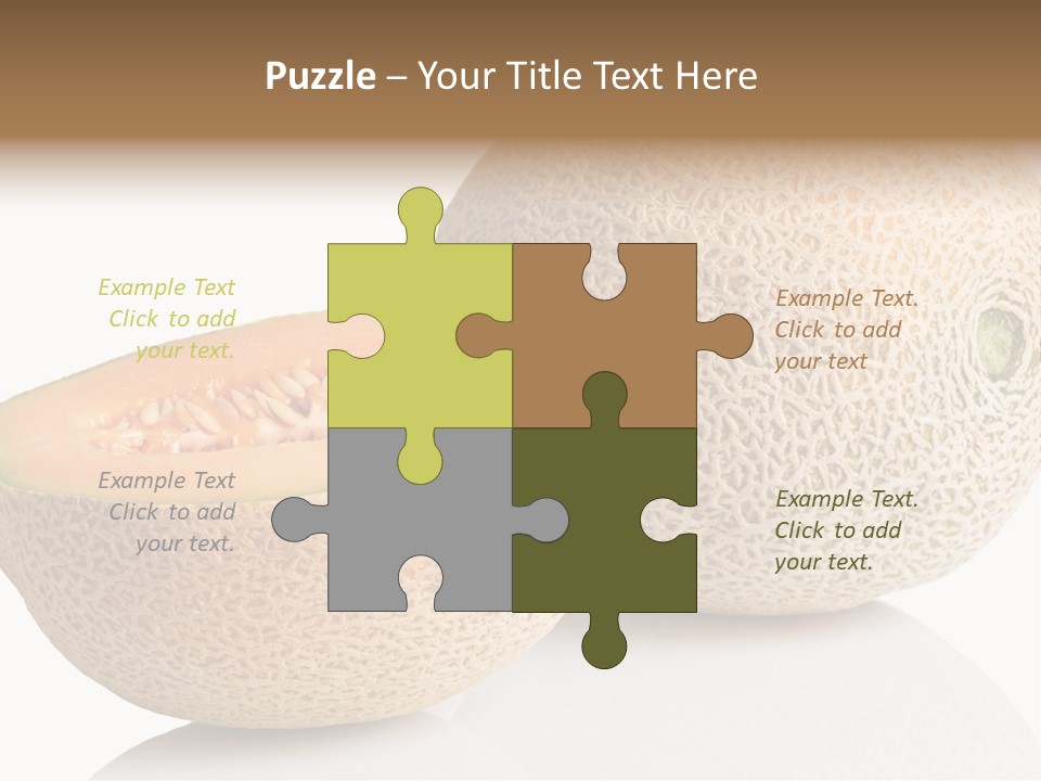 Raw Fruit Reflection PowerPoint Template