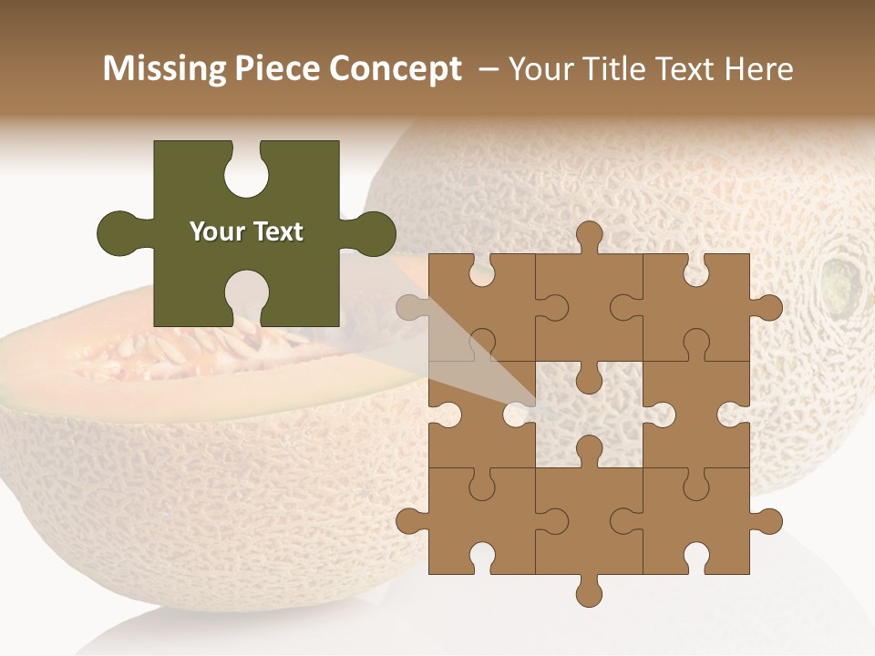 Raw Fruit Reflection PowerPoint Template