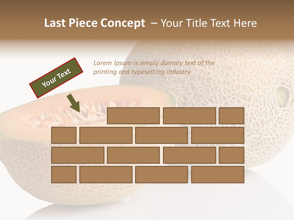 Raw Fruit Reflection PowerPoint Template