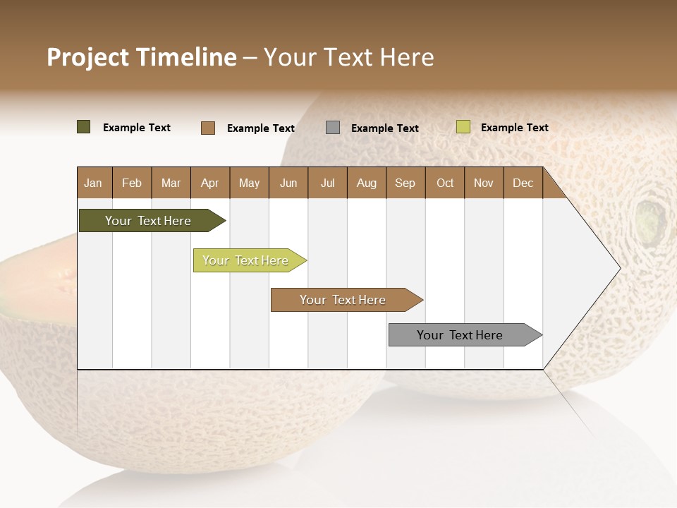 Raw Fruit Reflection PowerPoint Template