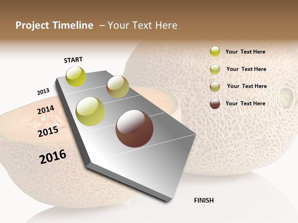 Raw Fruit Reflection PowerPoint Template
