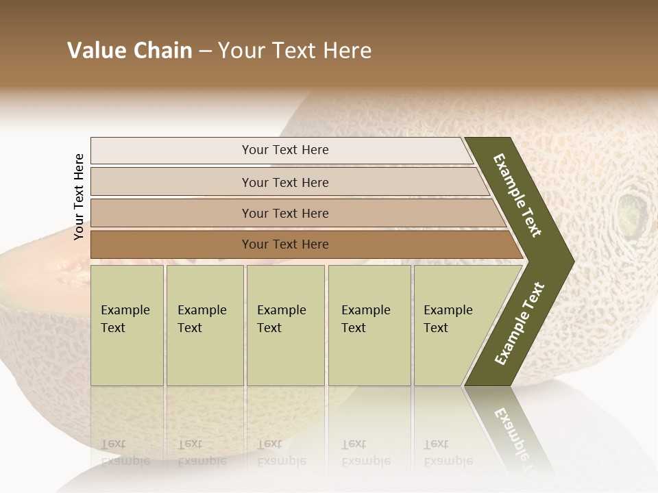 Raw Fruit Reflection PowerPoint Template