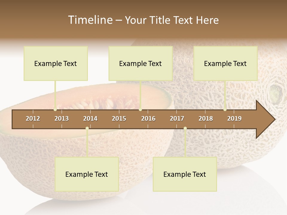 Raw Fruit Reflection PowerPoint Template
