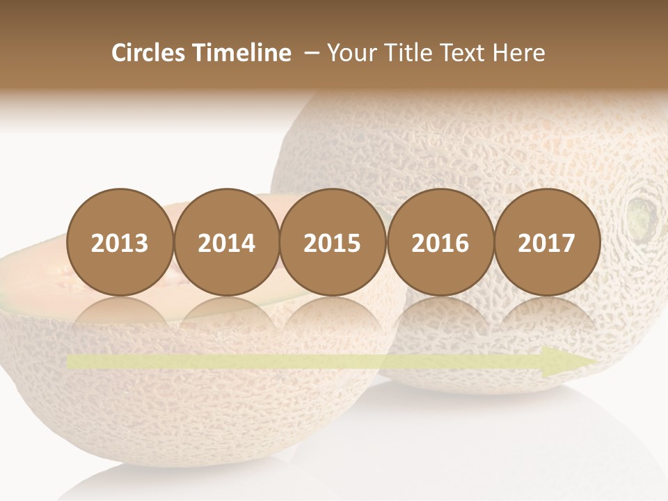 Raw Fruit Reflection PowerPoint Template